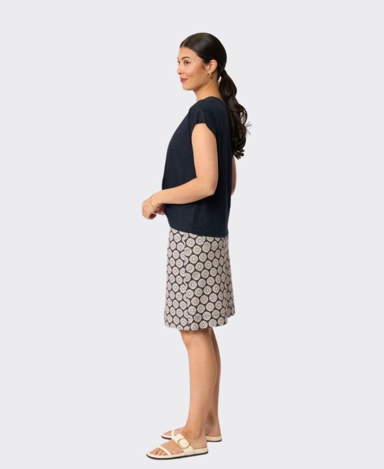 Esplanade Skirt Tee-Rific Printed - Porto