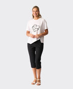 Esplanade Trousers Roll Up - Black