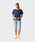 Memo Short Denim Utility - Denim