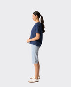 Memo Short Denim Utility - Denim