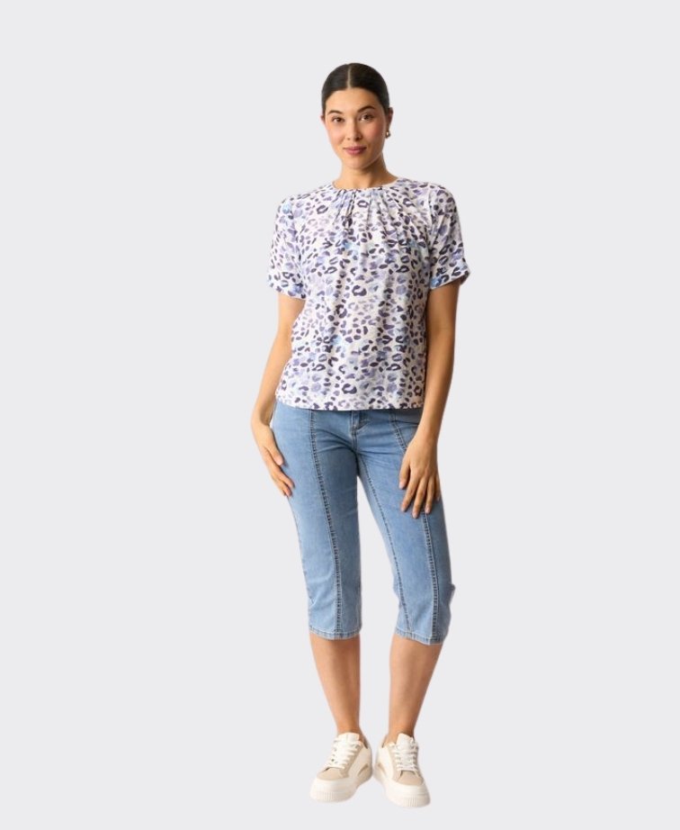 Foil Top Pleat Neck - Game On