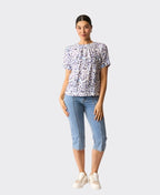 Foil Top Pleat Neck - Game On