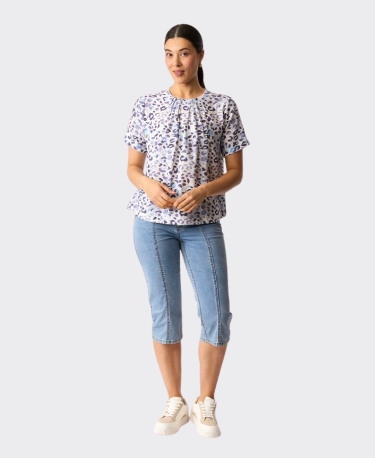 Foil Top Pleat Neck - Game On