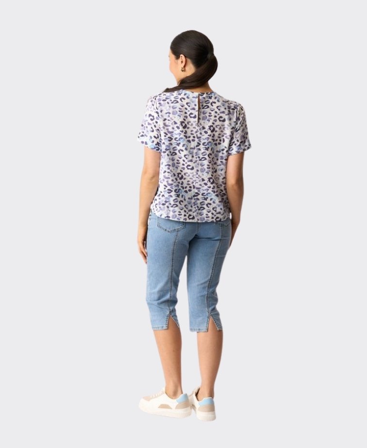 Foil Top Pleat Neck - Game On
