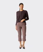 Foil Cardigan Best Feature  - Chocolate