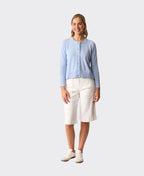 Foil Cardigan Best Feature  - Sky Blue