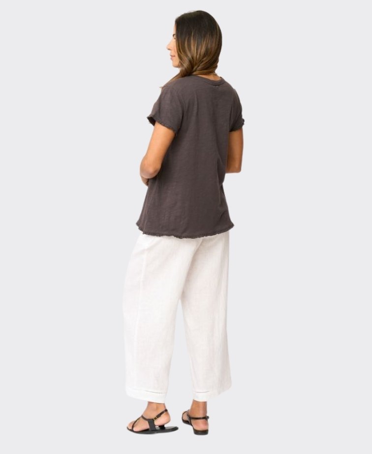 Foil Tee Edgy Frill Cuff - Sable