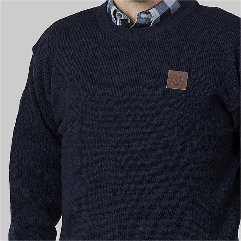 Swanndri Seafarer Crew Neck Sweater - Navy