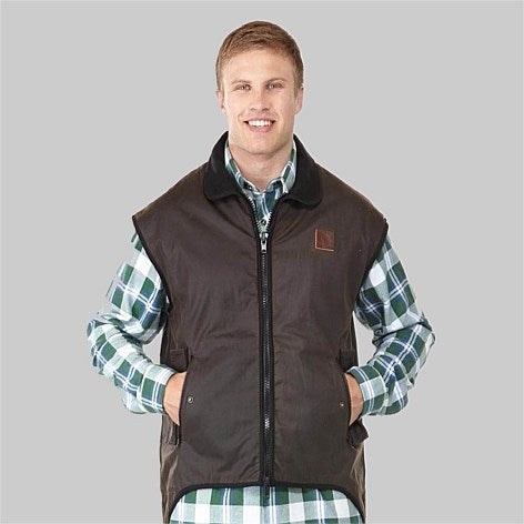 Swanndri Foxton Vest Wool Lined - Brown