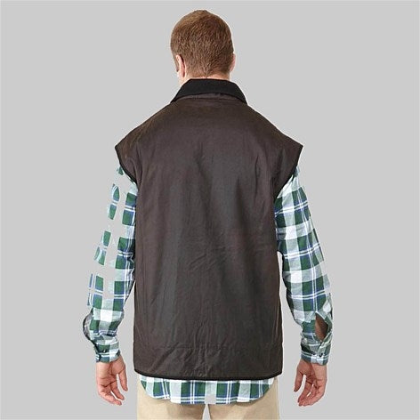Swanndri Foxton Vest Wool Lined - Brown