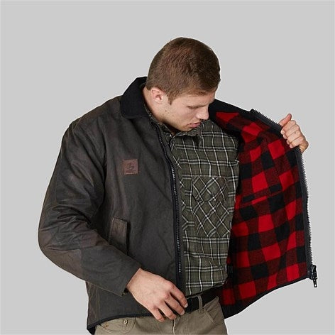 Swanndri Waimak Oilskin Jacket - Brown