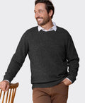 Noble Wilde Mens Cambridge Crew - Charcoal