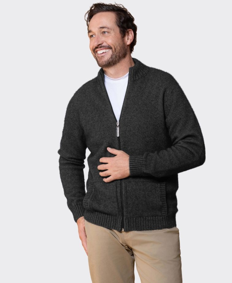 Noble Wilde Mens Bristol Jacket - Charcoal