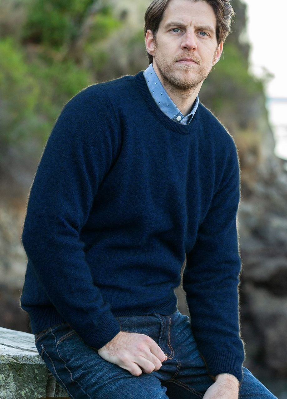 Noble Wilde Mens Cambridge Crew - Maritime