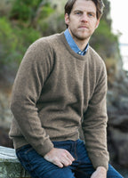 Noble Wilde Mens Cambridge Crew - Pumice
