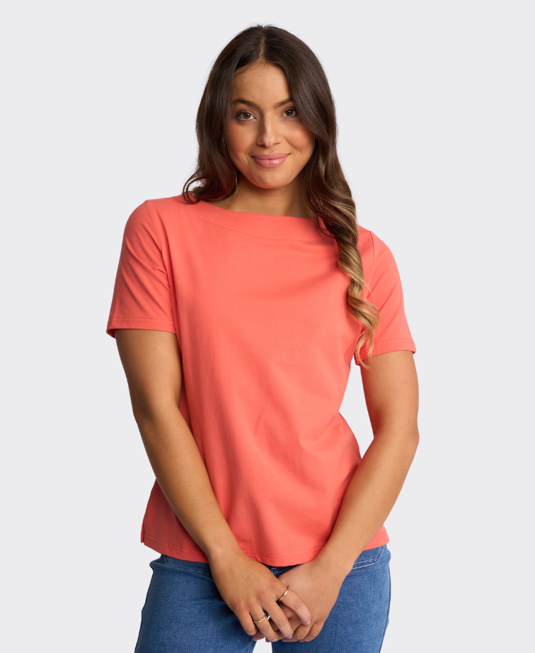 Vassalli Top Raya S/S Boat Neck