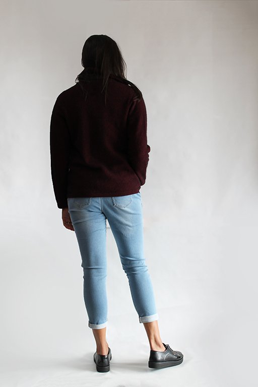 Noble Wilde Womens Market Day Jacket - Port