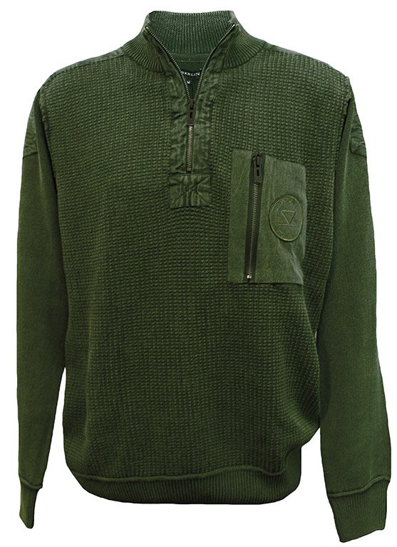 Berlin Sweatshirt Stonewashed - Olive