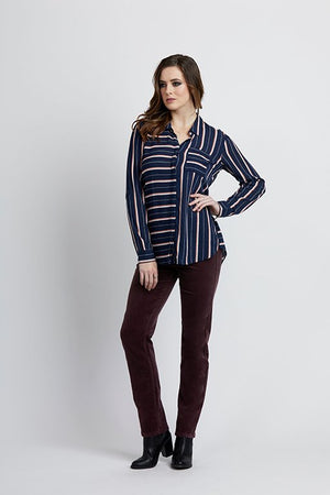 Vassalli Pant Bay Cord Slim Leg