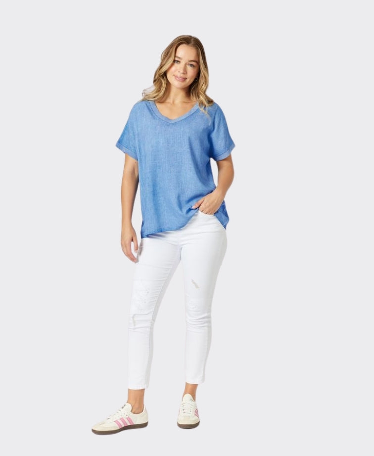 Threadz Top Sienna V-Neck
