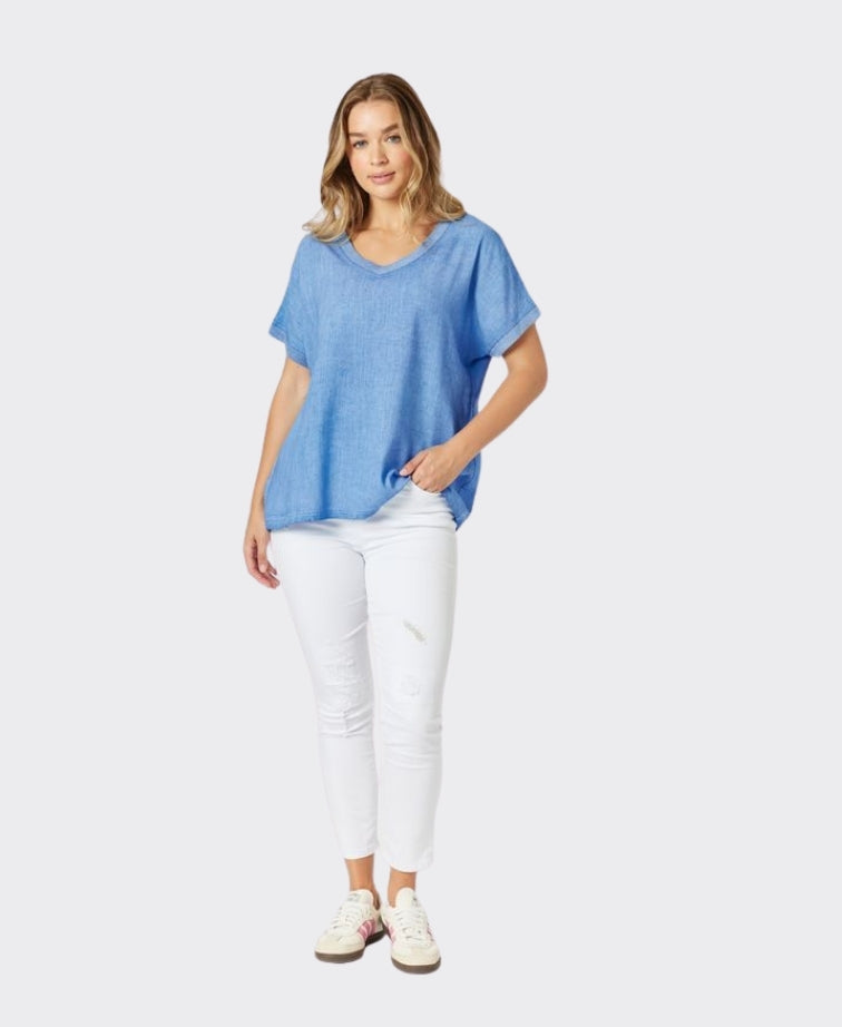 Threadz Top Sienna V-Neck