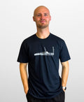 Devo Tees Rangitoto Tee - Navy