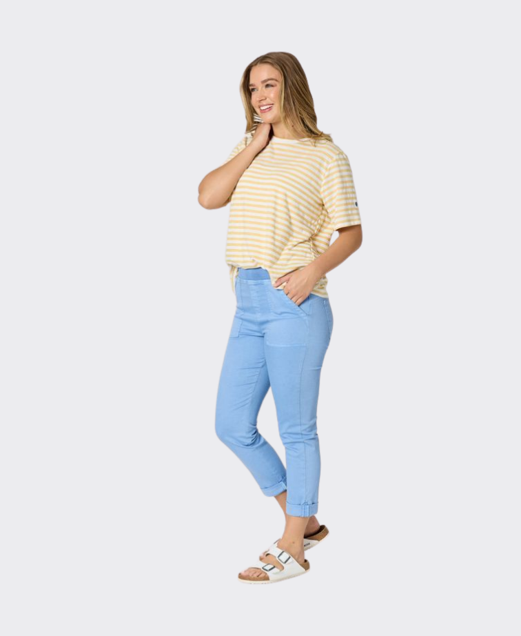 Threadz Pant Isabella Roll Cuff Tab
