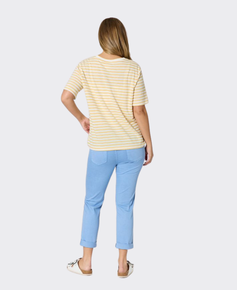 Threadz Pant Isabella Roll Cuff Tab