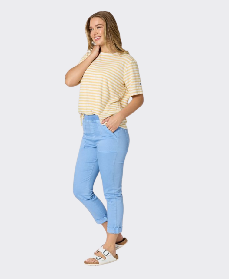 Threadz Pant Isabella Roll Cuff Tab