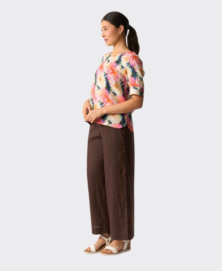 Foil Top Pleat Back Linen