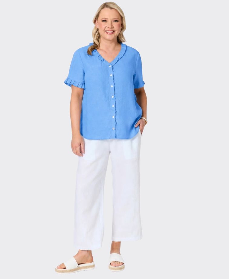 Gordon Smith Top Audrey Linen