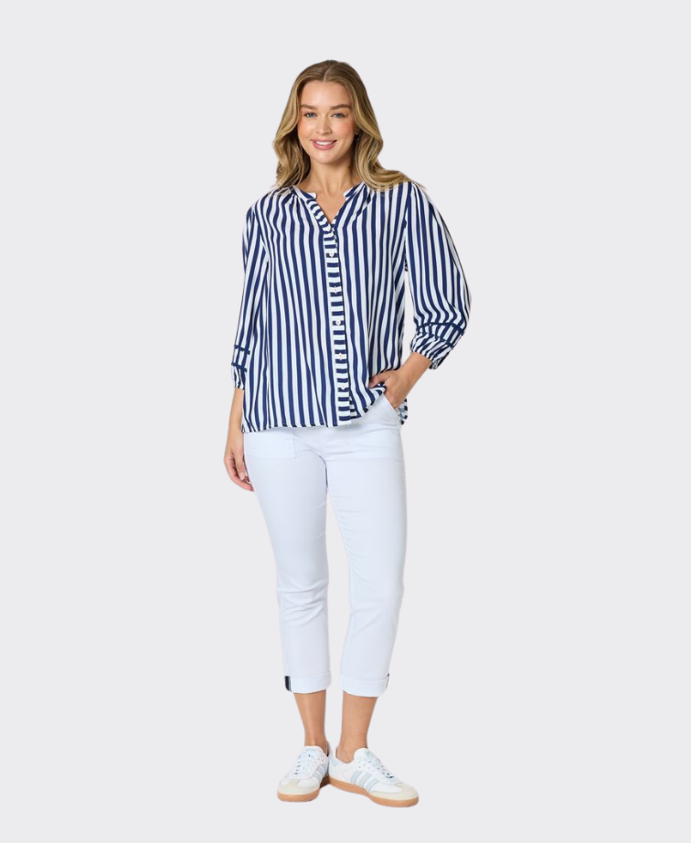 Threadz Top Montecito Stripe