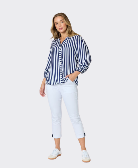 Threadz Top Montecito Stripe