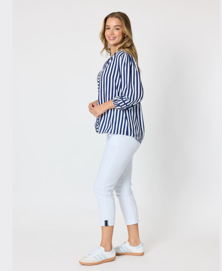 Threadz Top Montecito Stripe
