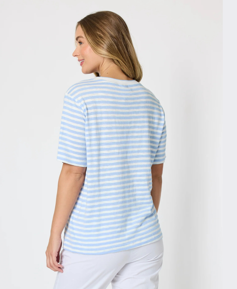 Threadz Tee Charmed Stripe