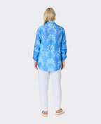 Gordon Smith Shirt Blue Lagoon Print