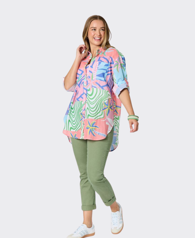 Threadz Shirt Urban Jungle Print