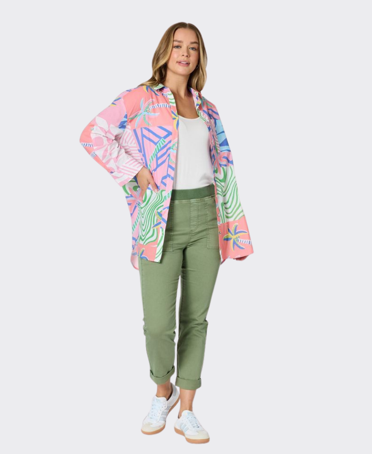 Threadz Shirt Urban Jungle Print