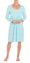 Givoni Nightie Slinky Pleat Neck - Aqua