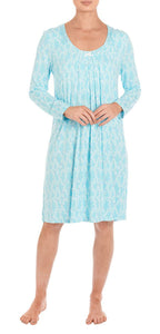 Givoni Nightie Slinky Pleat Neck - Aqua