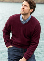 Noble Wilde Mens Oxford Vee - Port