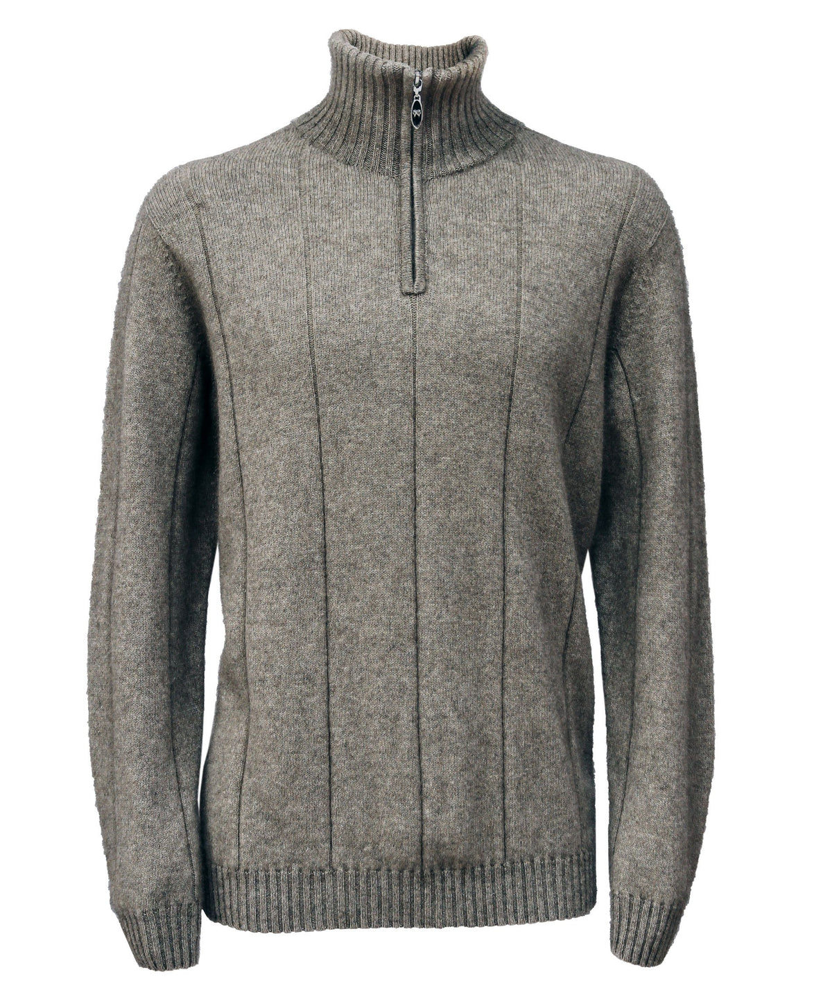 Noble Wilde Mens Javelin Zip Neck - Pumice