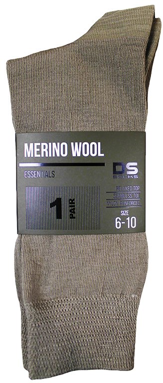 DS Mens Merino Socks - Sandstone