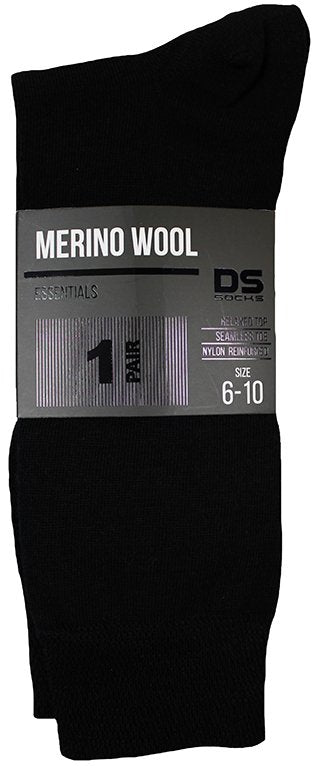 DS Mens Merino Socks - Black
