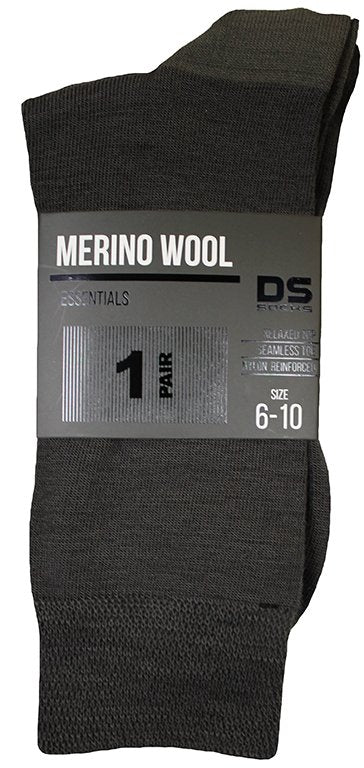 DS Mens Merino Socks - Bark