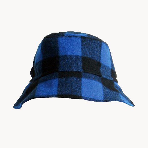 Swanndri Crusher Hat - Blue/Blk Check