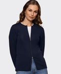 Bay Road Merino Womens Catherine Cardi - Navy