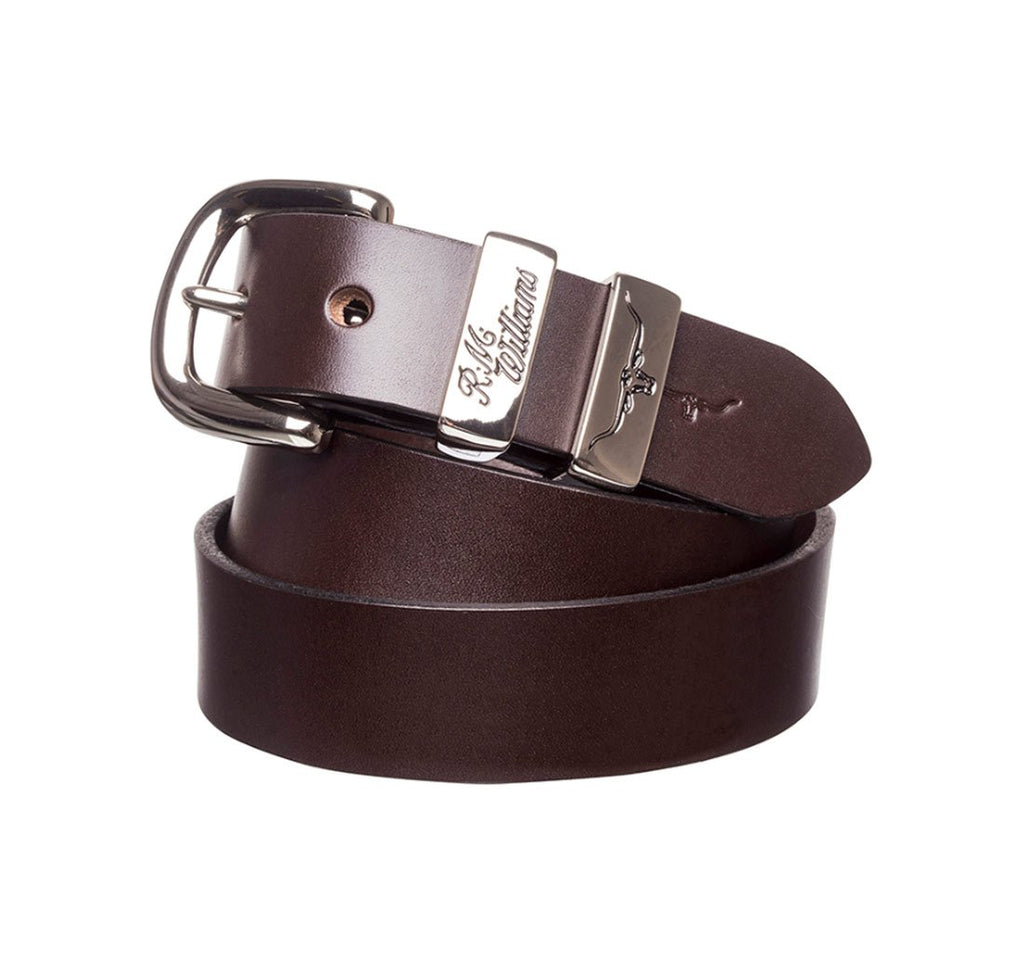 RMW Slim Drover Belt - Chestnut