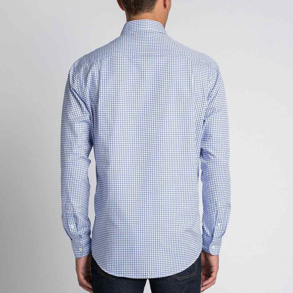 RMW Collins L/S Shirt - White/Blue