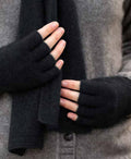 Noble Wilde Gloves Fingerless - Black